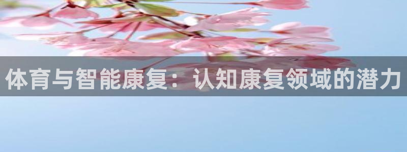 意昂3体育凯捷平台主管：体育与智能康复：认知康复领域的潜力