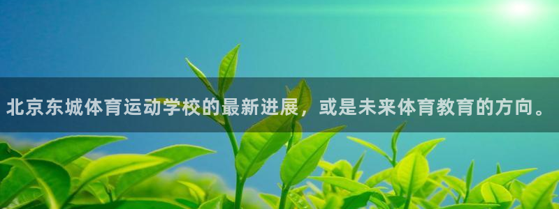 杭州意昂科技有限公司：北京东城体育运动学校的最新进展，或是未来体育教育的方向。